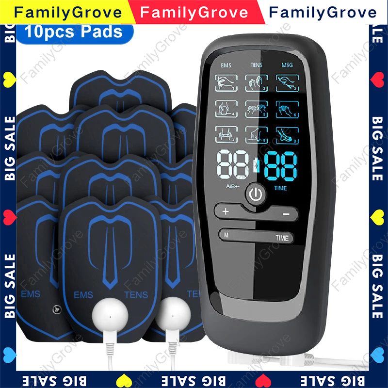 FamilyGrove Tens Machine Meridian Physiotherapy Muscle Stimulator ...