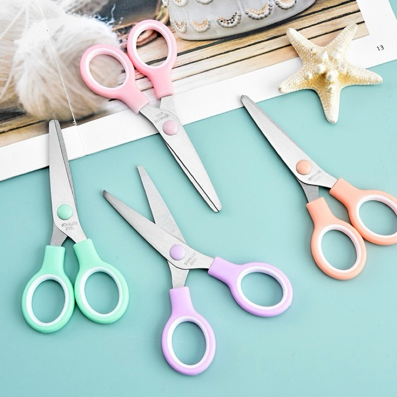 PrinDex Assorted Color Student Scissors Paper cutter DIY Scissor ...