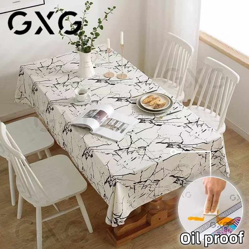 Pvc Tablecloth Oil Proof Waterproof Antifouling Cover Outdoor Dining ...