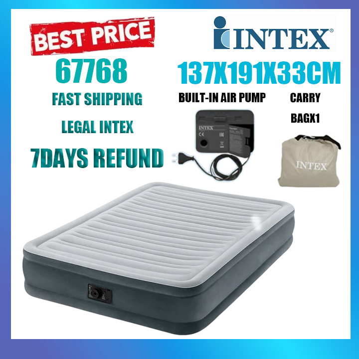 INTEX 67768 1.37M For 2 Person DURA-BEAM Deluxe Fiber-Tech Technology ...