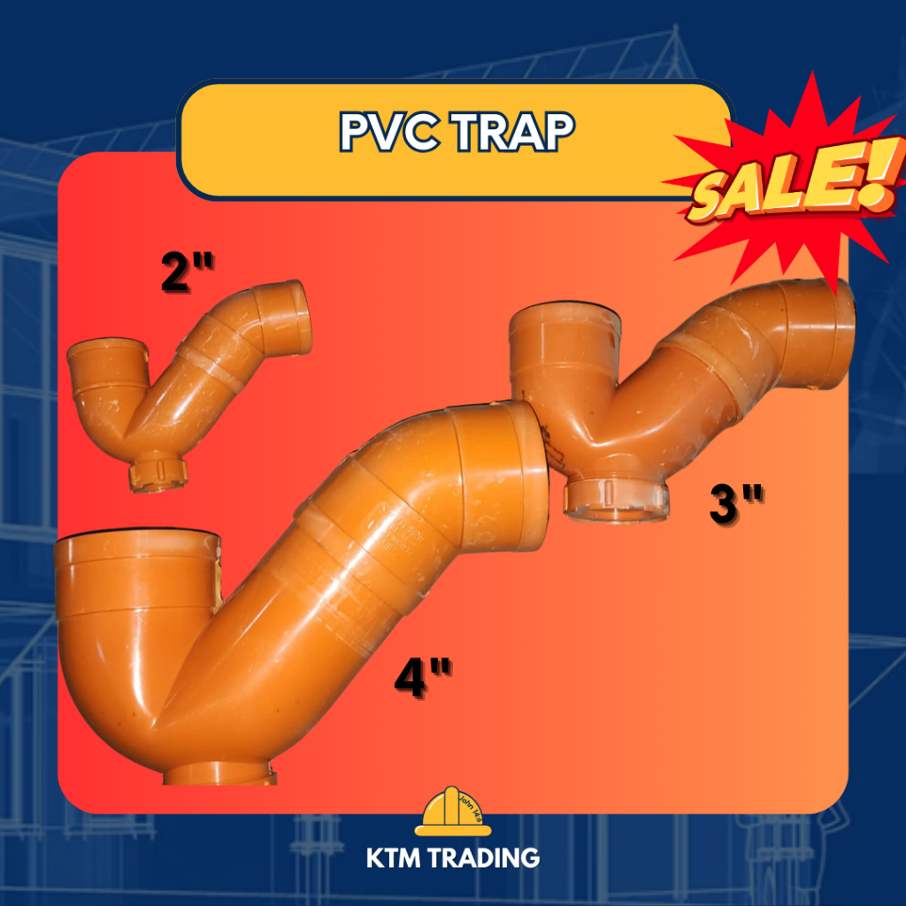 PVC ORANGE-FITTINGS P-TRAPS-(2