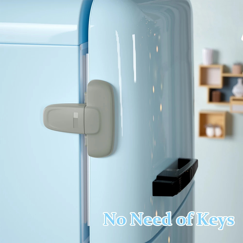 Refrigerator Door Fastening Buckle Refrigerator Lock T Shape Double ...