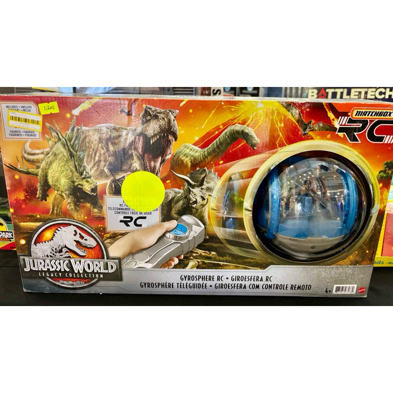 Matchbox Jurassic World Legacy Collection Gyrosphere Remote Control ...