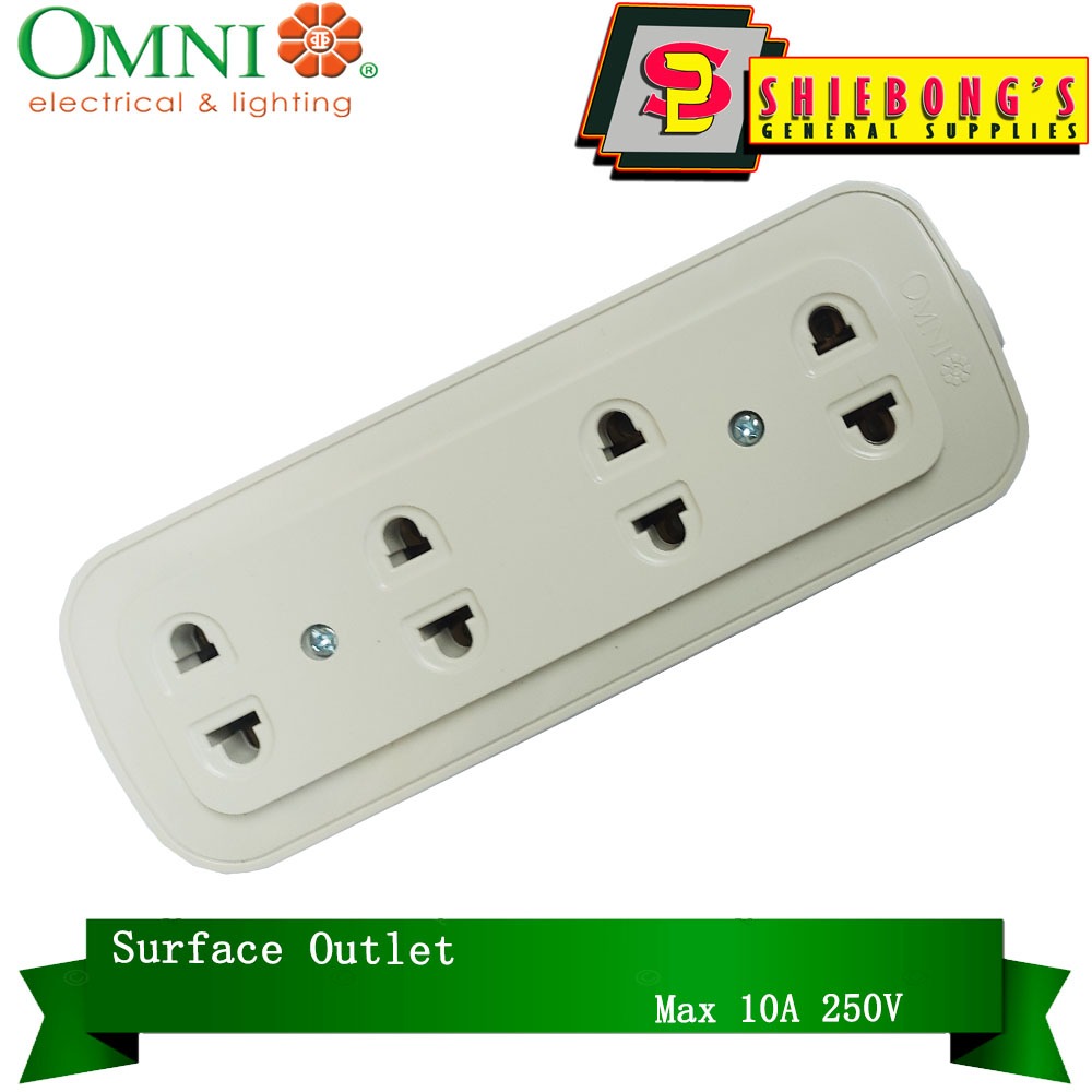 Omni Surface Outlet High Quality Heavy Duty 250V 10Amp Original ...