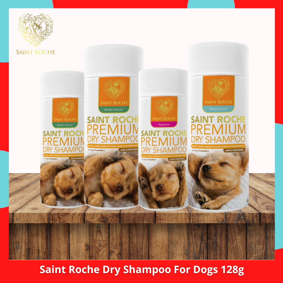 Saint Roche Premium Dry Shampoo For Dogs 128g | Shopee Philippines