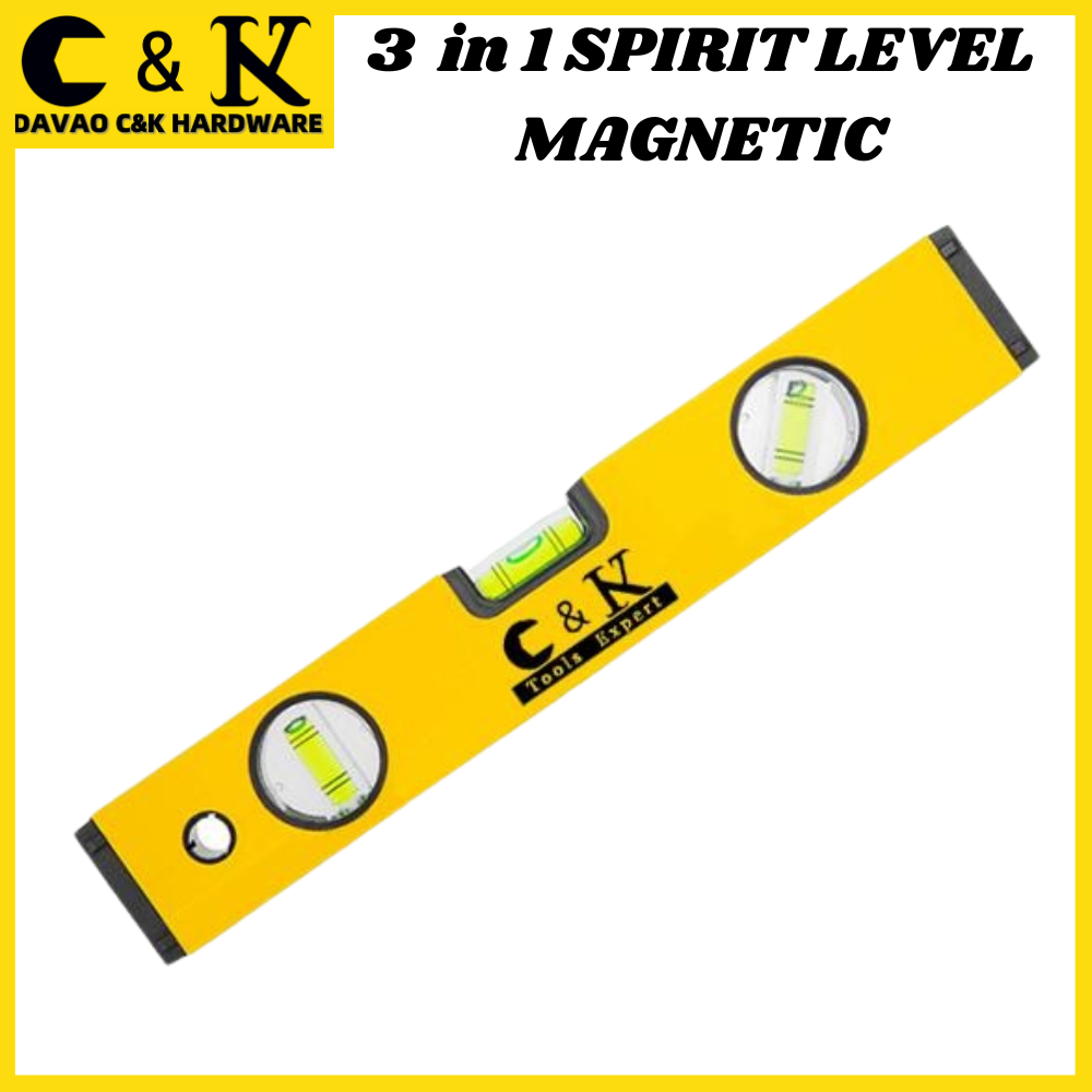 [CK07-07] 3 IN 1 Spirit Level Magnetic 12