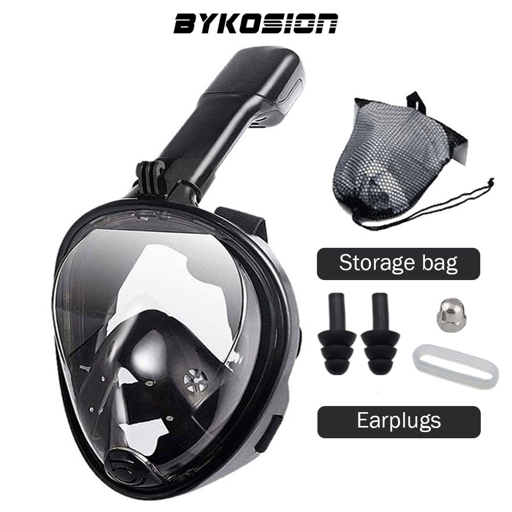 Scuba Full Face Snorkeling Set Anti Leak Easy Breathing Diving Mask ...