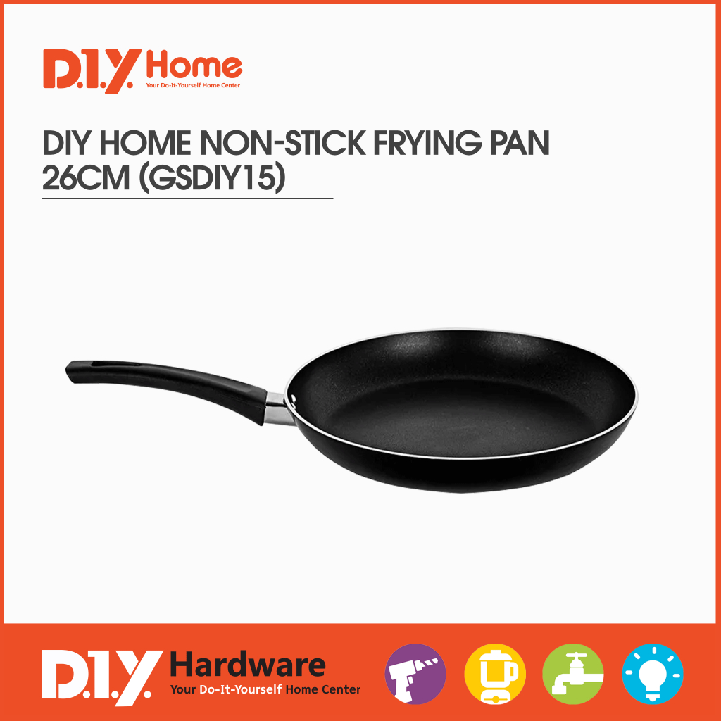 DIY HOME by DIY Hardware Non-Stick Frying Pan 26cm (GSDIY15 ...