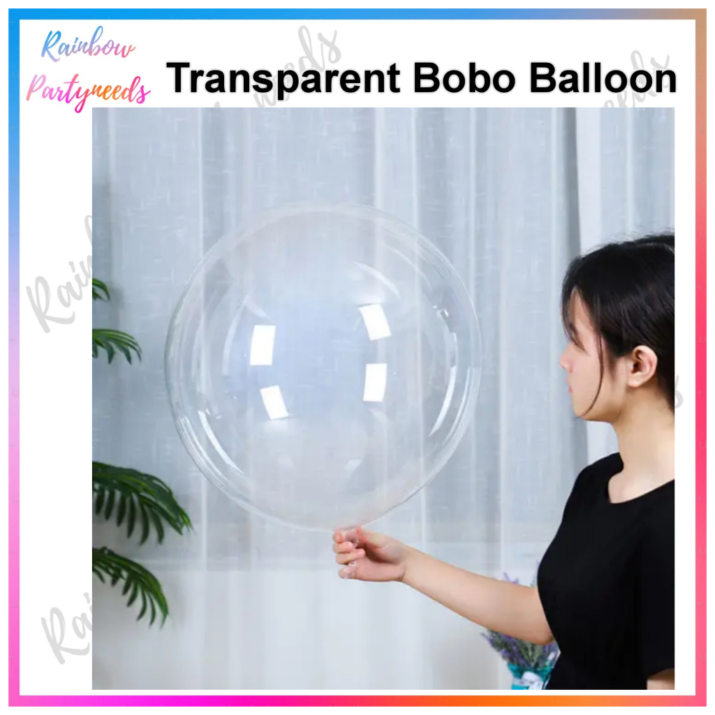 Clear Bobo Balloons for party decorations | Shopee Philippines