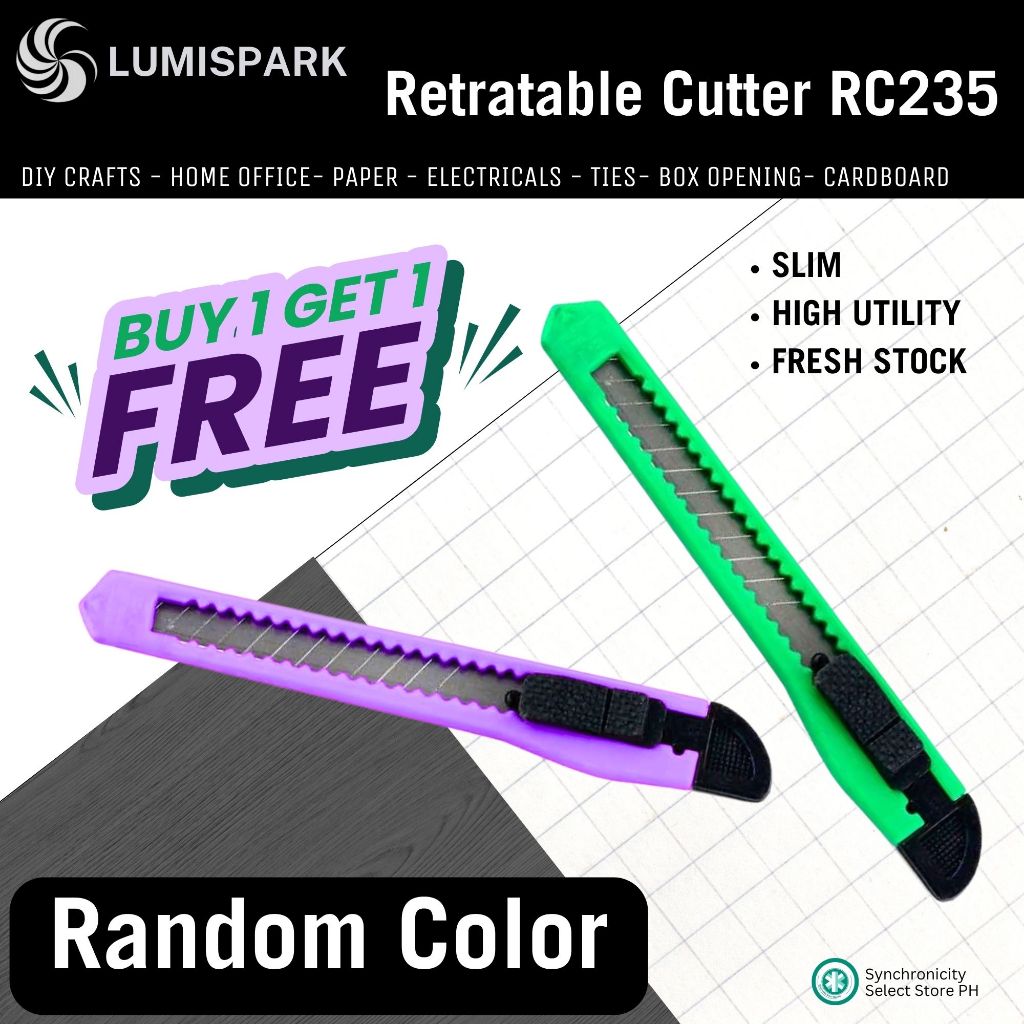 RC235 Utility Cutter Promo – Get 2 Durable 12.7cm Cutters with Snap-Off ...