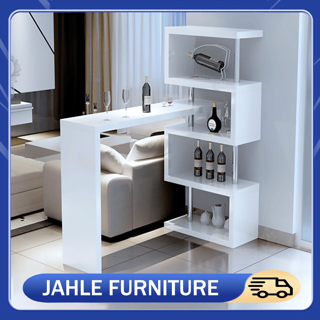 Rotatable home bar table(NO Chair) Partition cabinet Wine cabinet ...