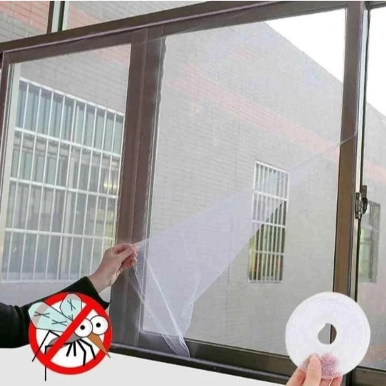 U-GOODS DIY Anti-Mosquito Fly Bug Screen Net for Doors and Windows Easy ...