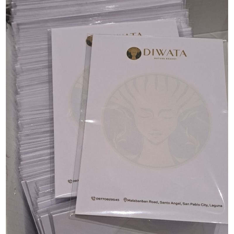 NOTEPAD SAMPLE WITH 10SHEET | Shopee Philippines