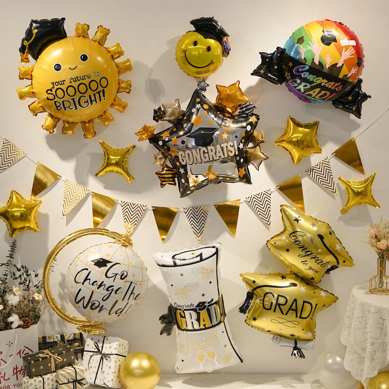 Graduation Foil Balloons Frame for Graduation Photography Prop ...