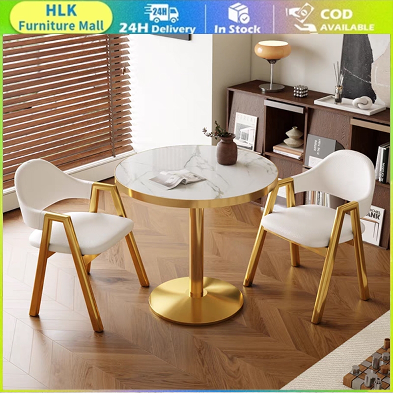 Nordic round table Coffee table Dining table Simple lounge table ...