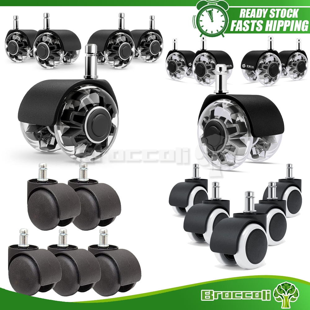 Office Chair Wheels 2 Inch, Chair Wheels 5PCS Wheels Guyana