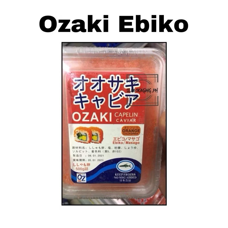 100g Roe Tobiko/Ebiko Orange Roe | Shopee Philippines