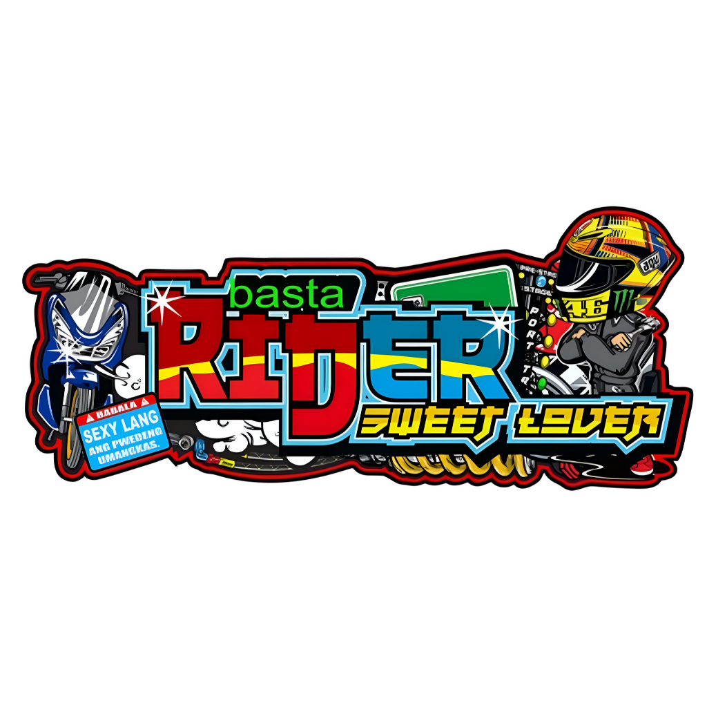 RIDER waterproof vinyl decal / sticker | Shopee Philippines