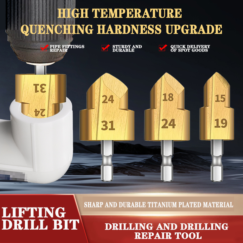 3-piece hexagonal handle PPR lifting drilling rig water pipe connection ...