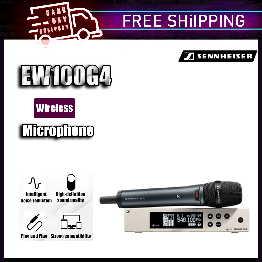 Sennheiser EW100 G4 is a professional grade wireless microphone system ...