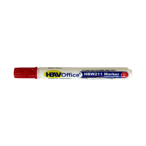 Shop hbwoffice 211 permanent marker red for Sale on Shopee Philippines