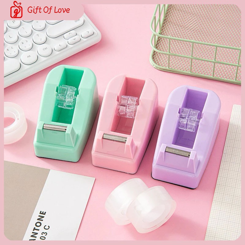1pcs Tape Dispenser Student Teacher Office Supplies Handheld Portable ...