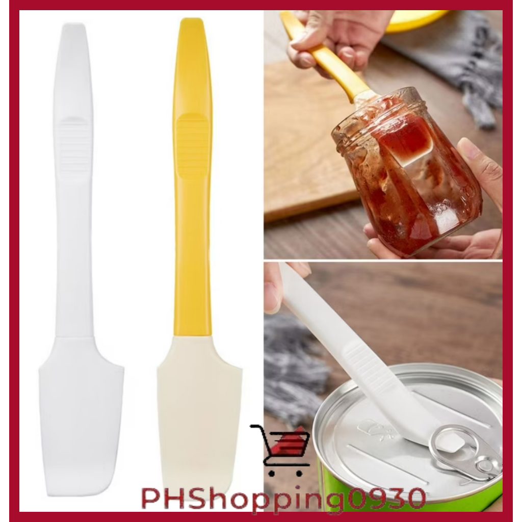 2-in-1 Silicone Spatula Jar Scraper Multi-functional Silicone Butter ...