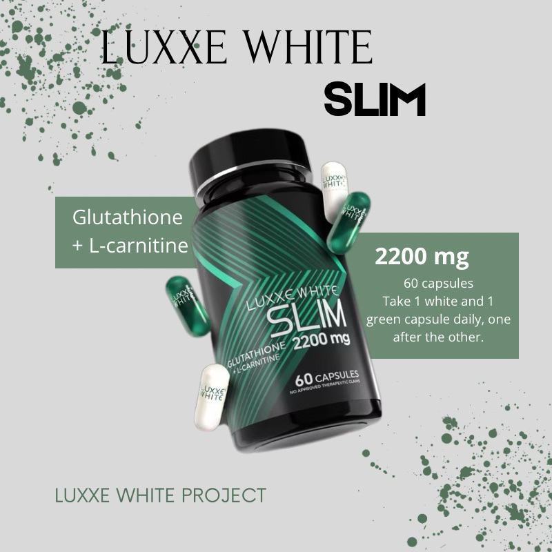 luxxe slim l-carnitine and green tea extract New White & 60caps Best L-Carnitine Liguid Comment 'SKIN'for my GHK-CU Flavor:Red Gummy Fish