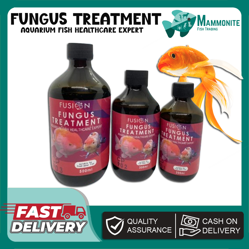 View of Fusion Fungus Aquarium Fish Disease Cure Treatment Anti-Bacterial 500mL ...