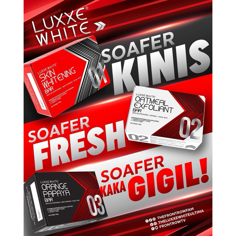 luxxe white glutathione soap 2 #03 BEST SKIN WHITENING KOJIC BAR by FRONTROW UK SELLER Luxxe White Capsules and 01