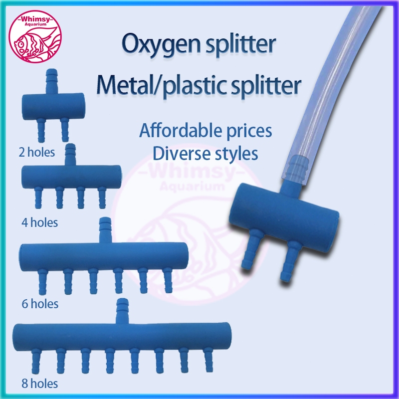 Aquarium air pump hose splitter Air flow splitter controller for fish ...