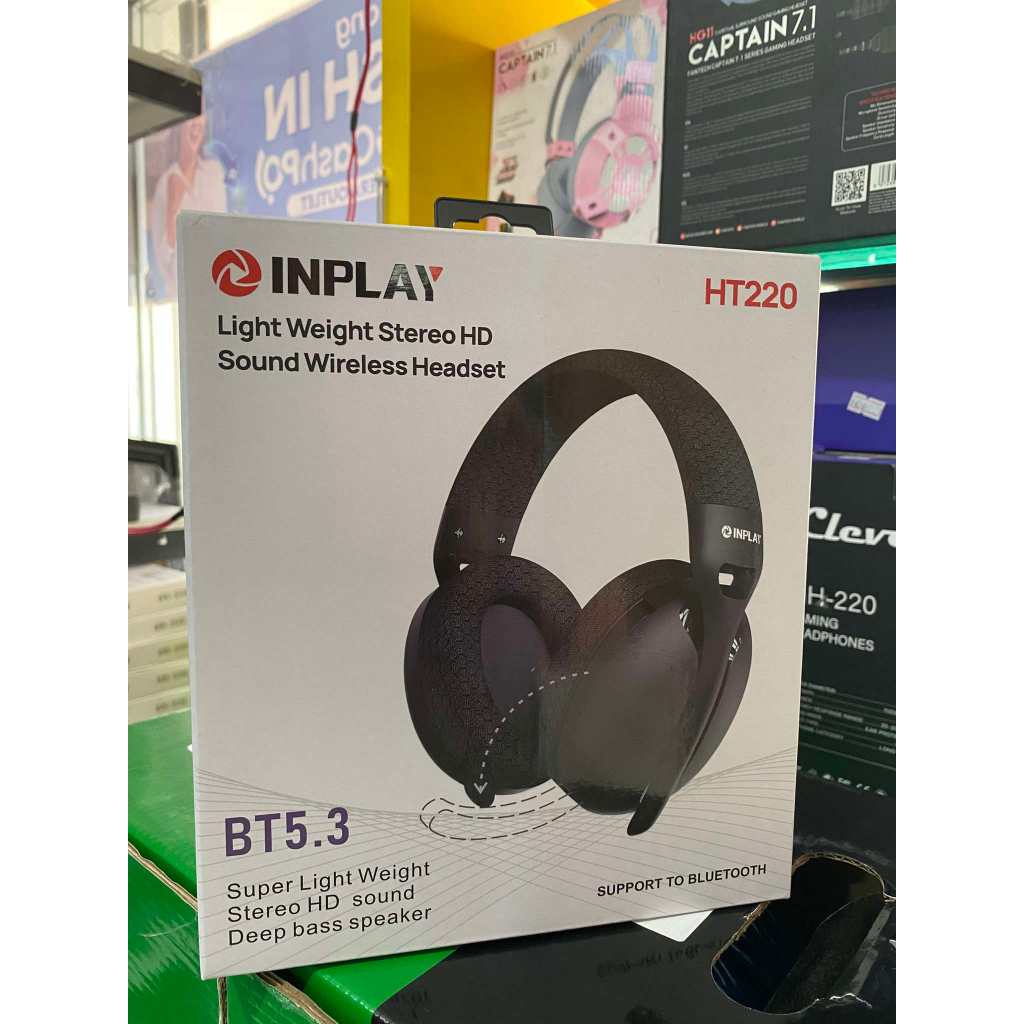 INPLAY HT220 HEADSET BLUETOOTH | Shopee Philippines