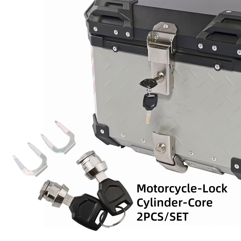 2PCS/SET Motorcycle Lock Cylinder Core Universal Upper and lower lock ...
