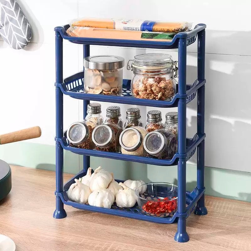 CHBMulti-layer mobile rack kitchen storage rack home bedroom bathroom ...