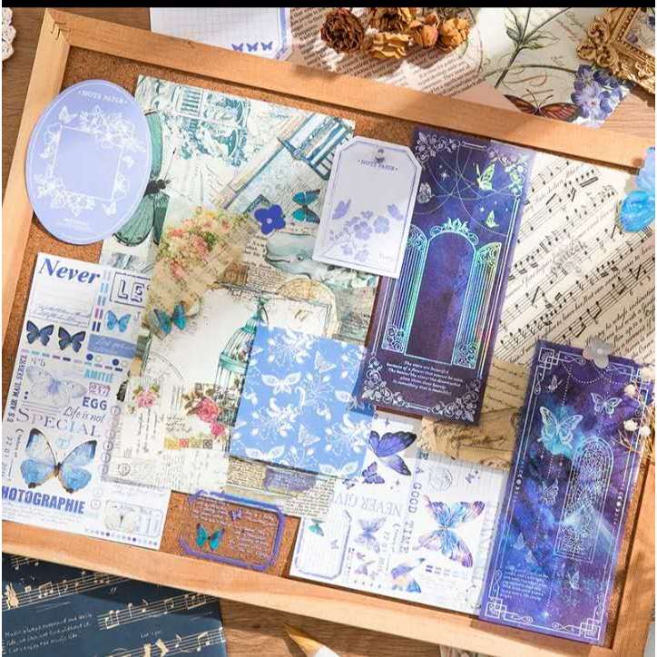 Edda-mall Butterfly unkown poems series material pack new handbook ...