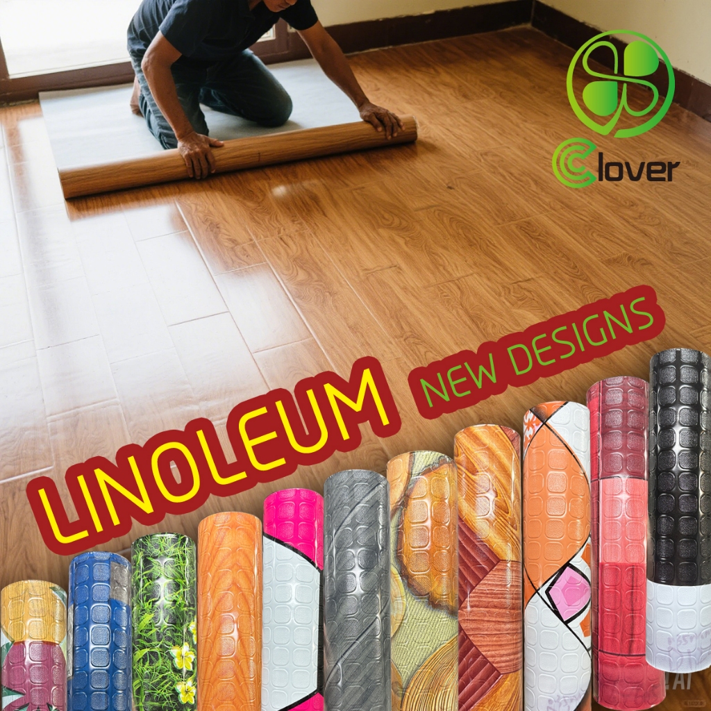 Clover Linoleum Room Rubberized Floormat Renoleum floor mats ...