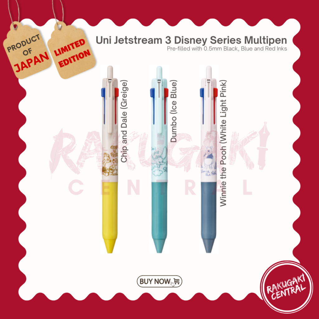 Uni Jetstream 3 Disney Series Multipen | Shopee Philippines