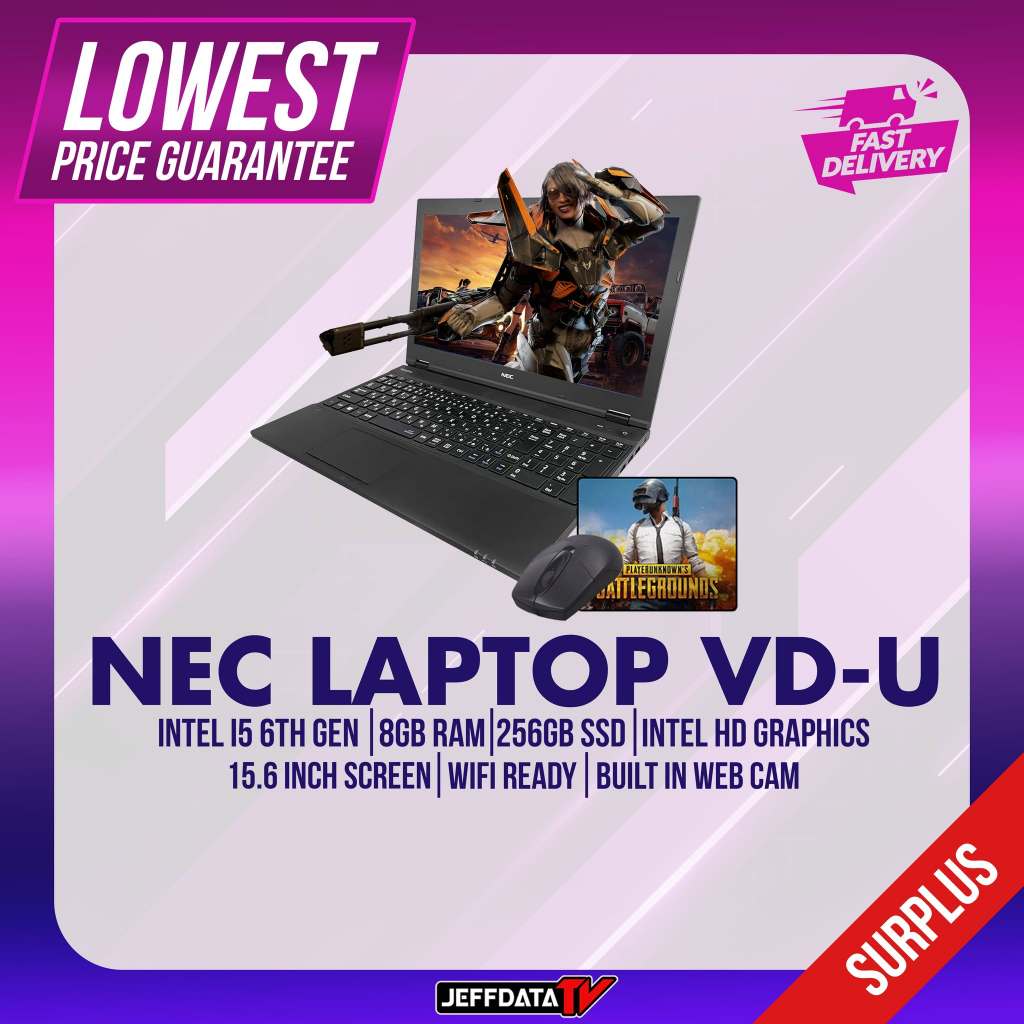 6th Generation 256 Ssd 8gb Ram Laptop LAPTOP NEC VX-U VERSA PRO