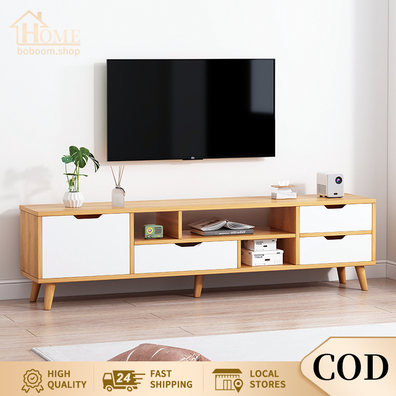 ♬COD♬ 120CM TV Rack Cabinet Furniture Multifunctional TV Table Modern ...