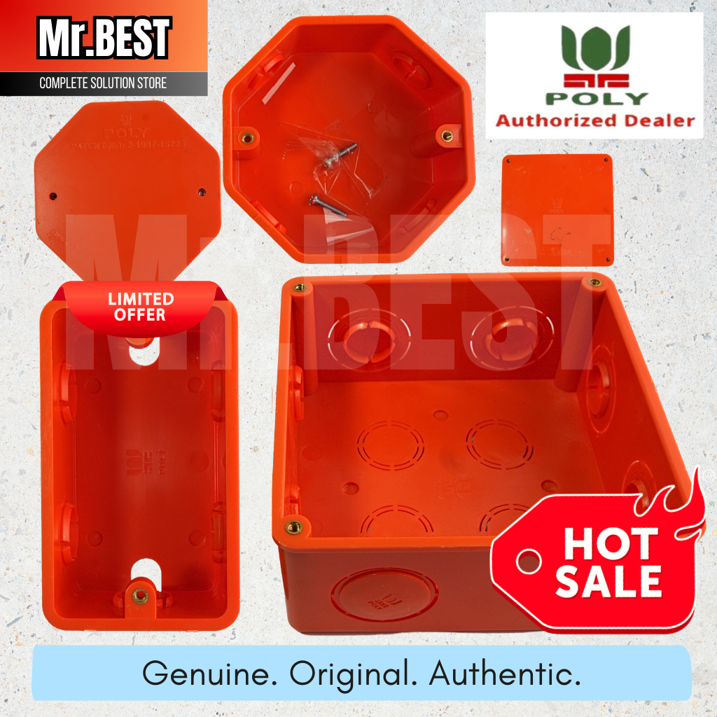 Poly PVC Utility Box, Junction Box & Junction Box Cover – Super Thick ...