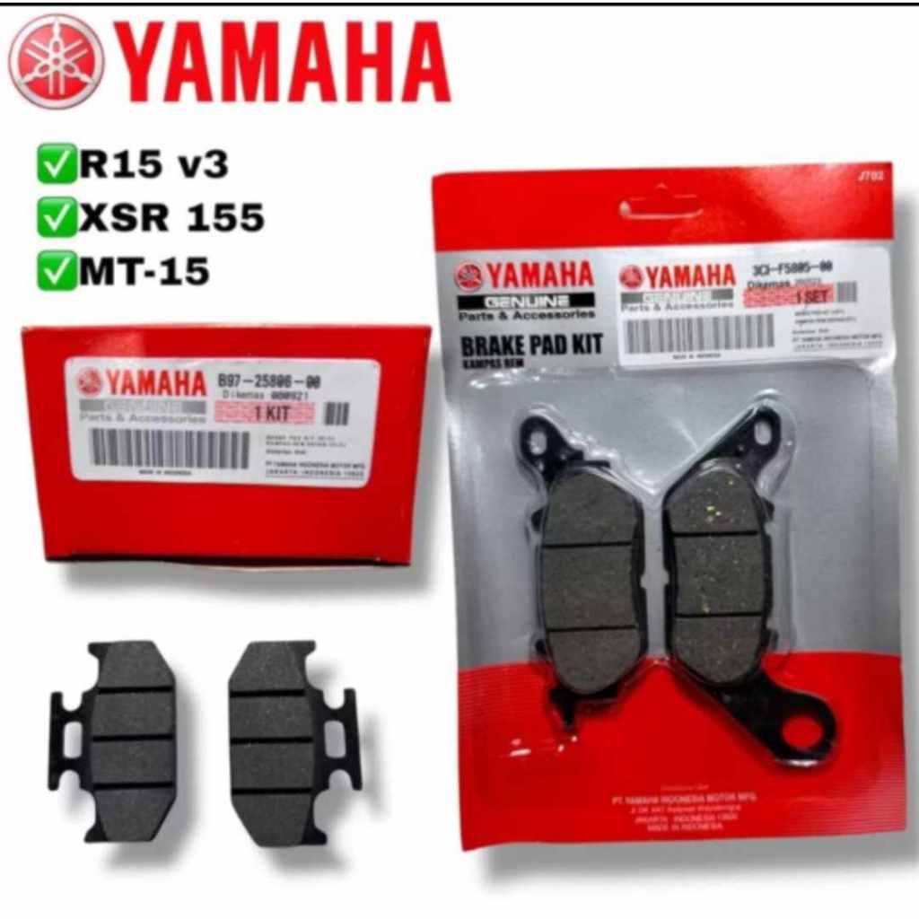 Yamaha XSR 155 Brake Pad Front Rear | Shopee Philippines