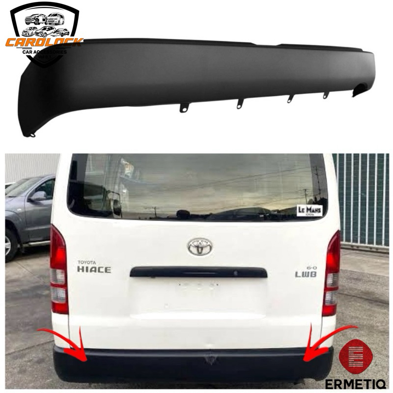 Toyota Hiace Commuter 2005 - 2020 Rear Bumper | Shopee Philippines