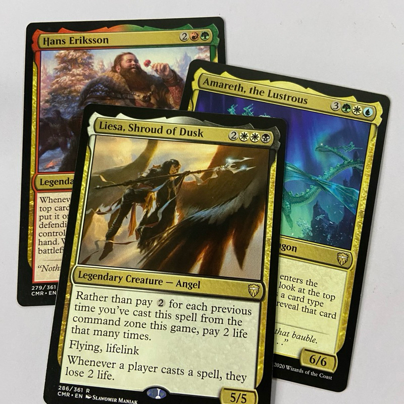 CMR COMMANDER LEGENDS LIESA, SHROUD OF DUSK AMARETH, THE LUSTROUS HANS ...