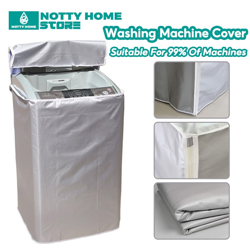 NOTTY Waterproof Washing Machine Cover PVC Top Loading Dust Cover ...