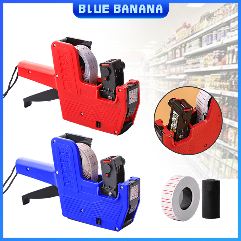 8 Digits Price Tag Gun Store Shop Price Labeller Handheld Price Label ...