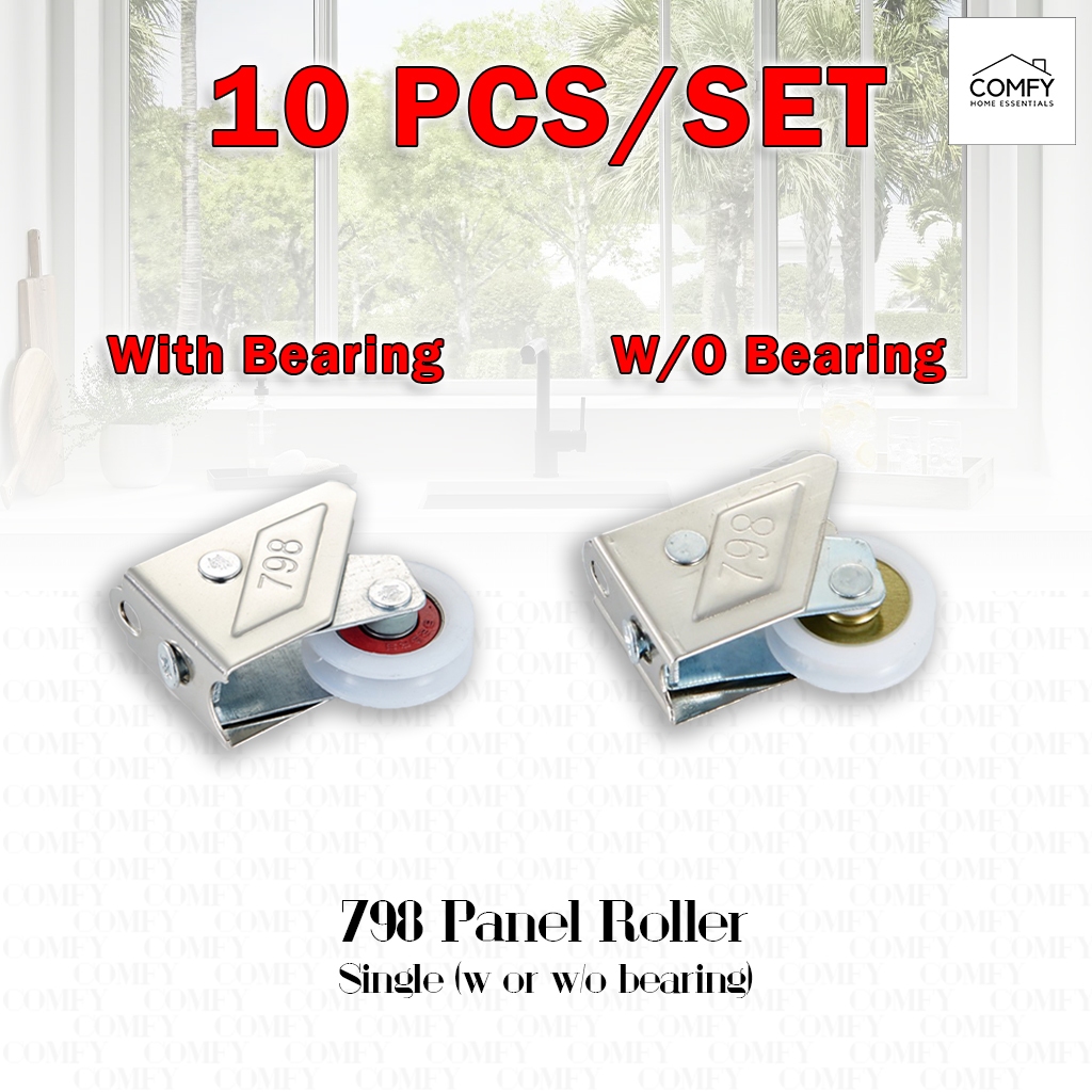 10PCS 798 Panel Roller With or Without Bearing Single Roller Double ...
