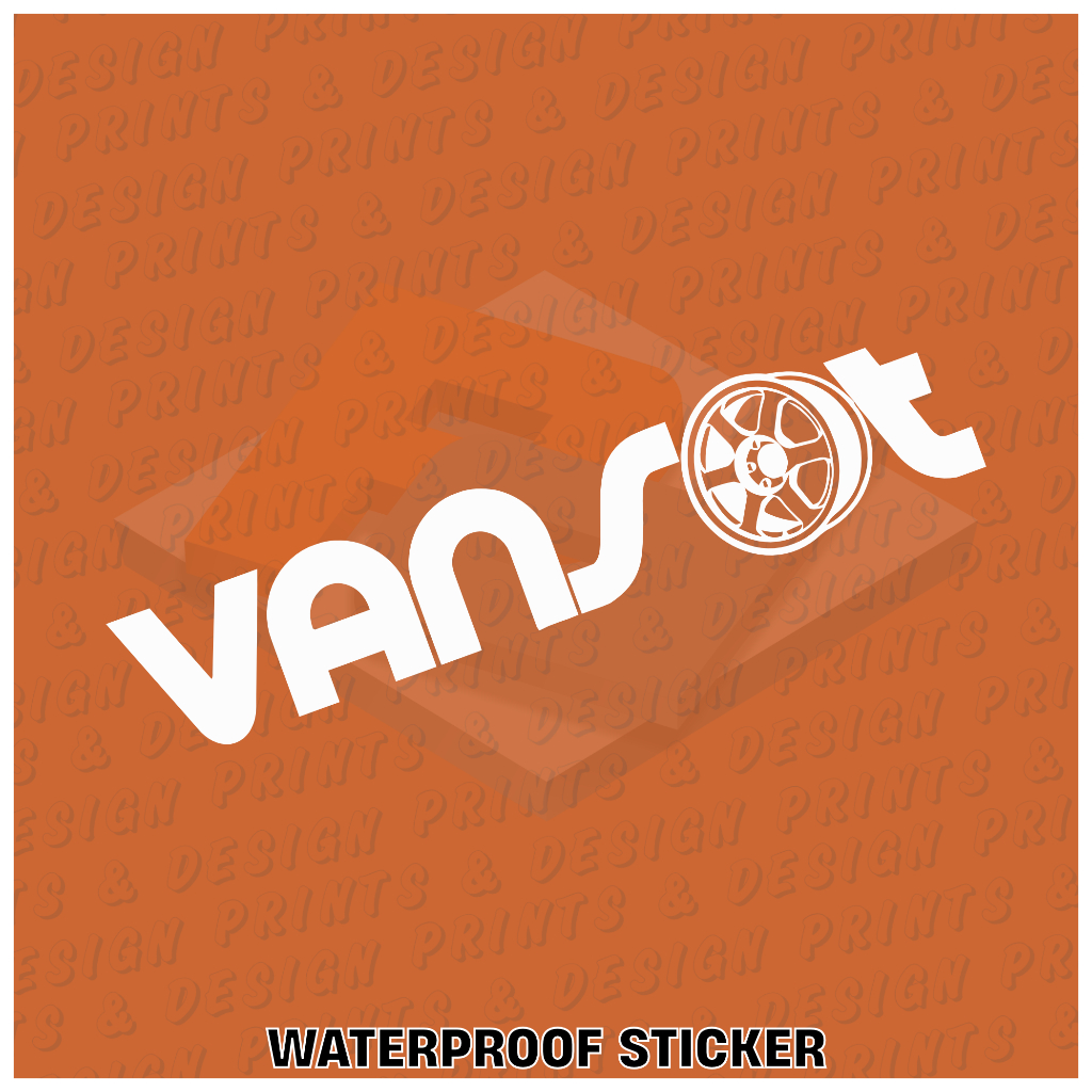 Vansot Cut Out Sticker Vinyl Waterproof | Shopee Philippines