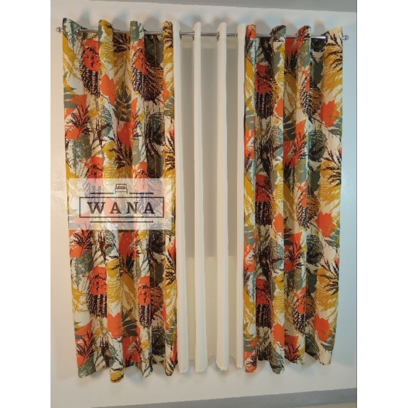 WANA - Cardivine Yellow Ring Window Curtain Sold per piece 6Feet ...