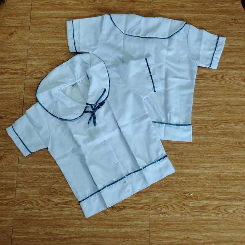 PAG ASA PIPING BLOUSE SCHOOL UNIFORM FOR KIDS GIRL KATRINA FABRIC GOOD ...
