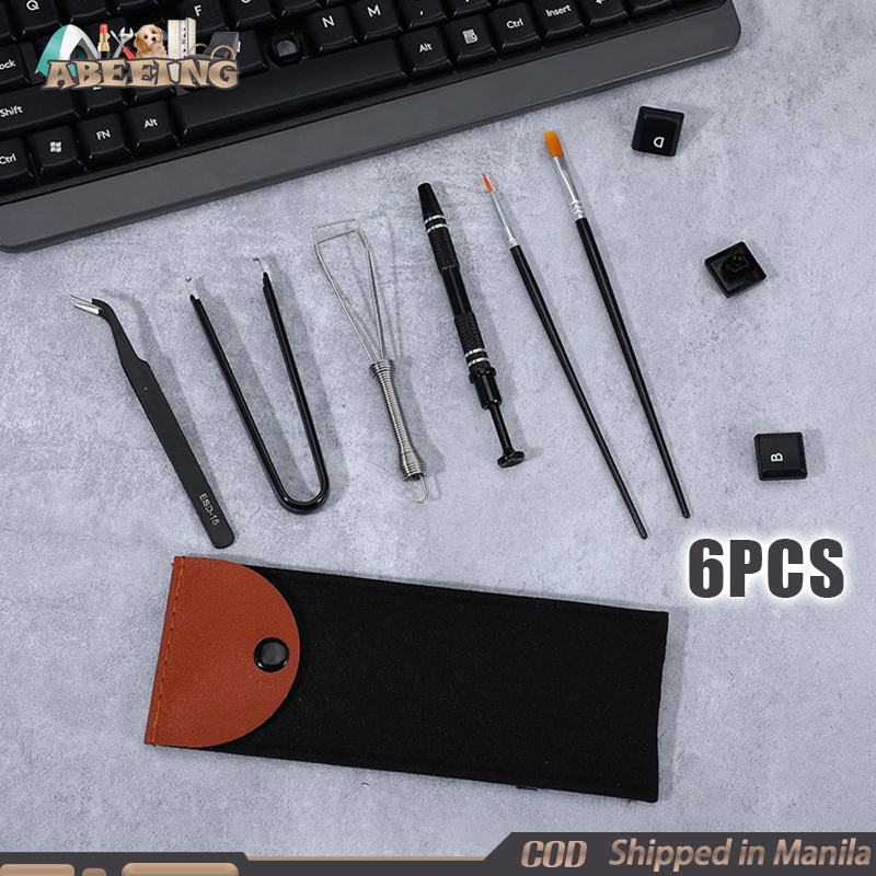 6Pcs Mechanical Keyboard Cleaning Kit Keyboard Remover Tool Kit Switch ...